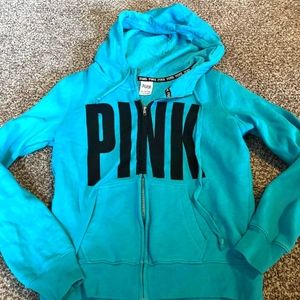 Pink full zip.